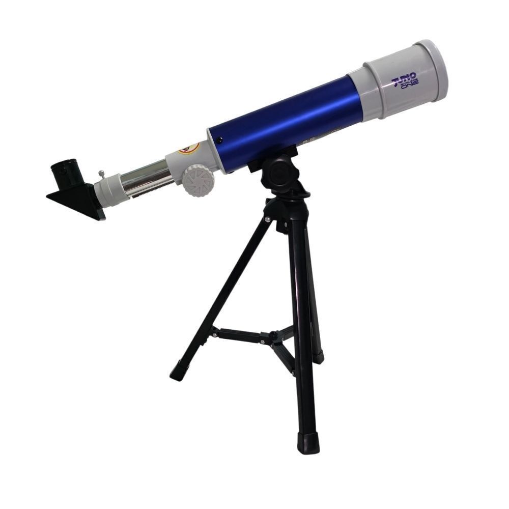 Juno Explore One toy Telescope On Tripod Blue and Black